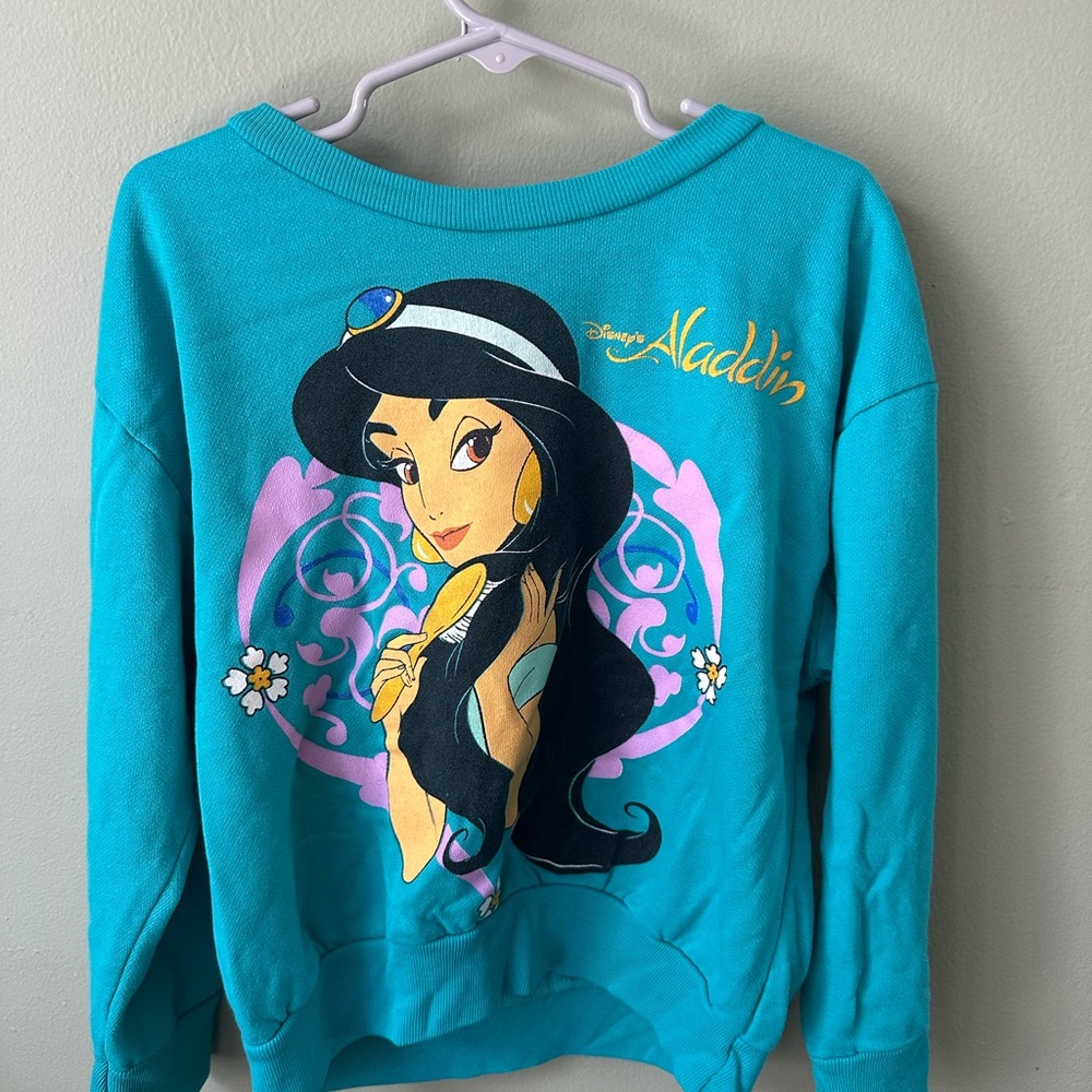 Disney Teal Aladdin Graphic Sweatshirt